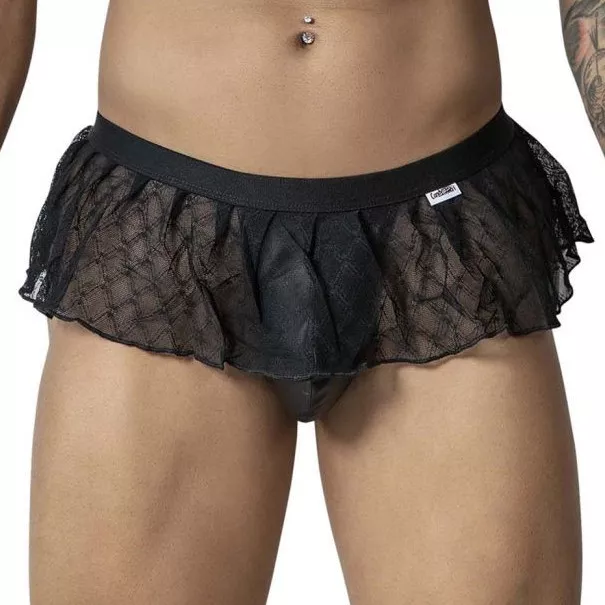 Geolix Black String-Skirt