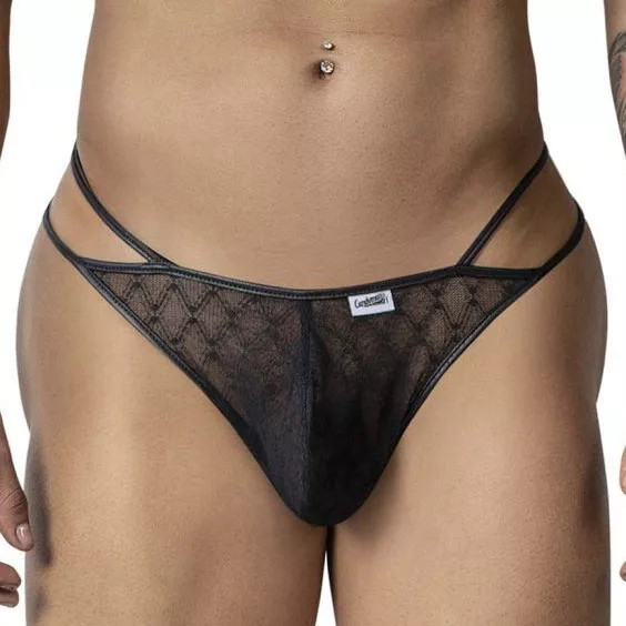 String Touwje Geolix Zwart