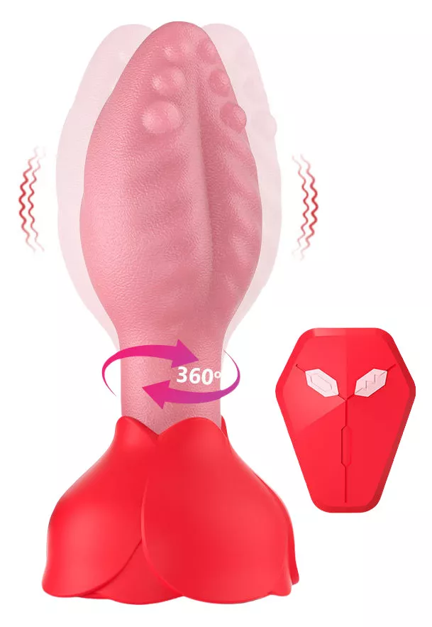 Plug vibrerend Roterend Rosy Gap 7.5 x 3.5cm