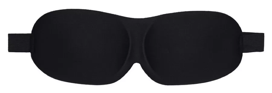 3D-Maske Blind Schwarz