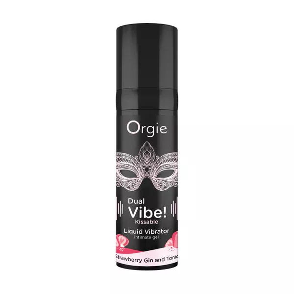 Stimulierendes Gel Dual Vibe Erdbeere Gin Tonic 15ml