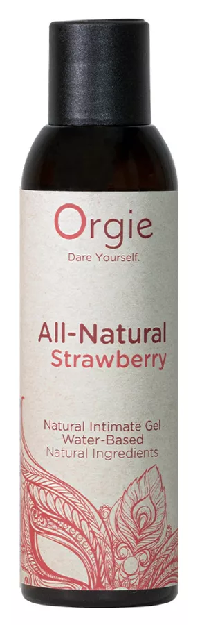 Gleitgel auf Wasserbasis All-natural Erdbeere 150ml
