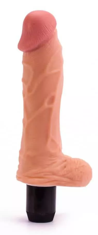 Vibrating Dildo Real Flexi 14 x 4cm