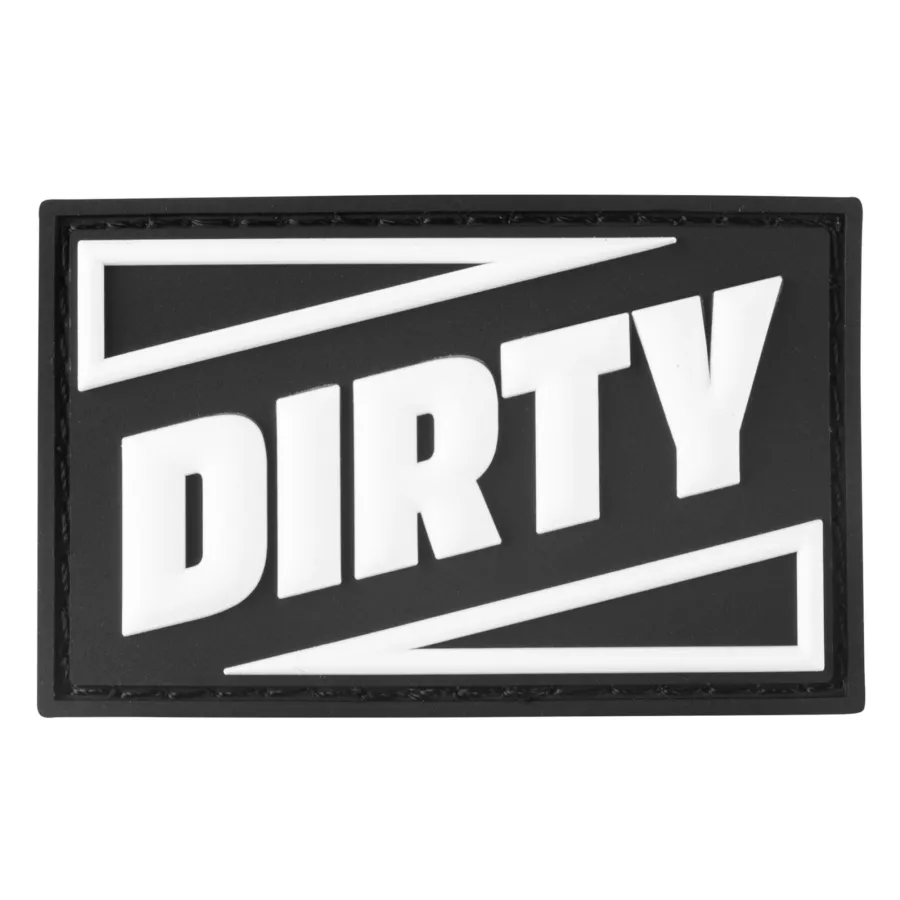 Tag DIRTY mit Klettverschluss