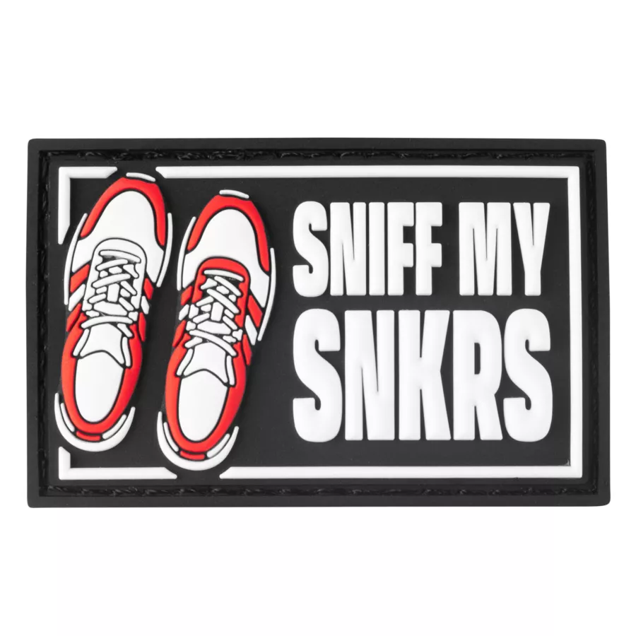 Tag Sniff my Snkrs met klittenband