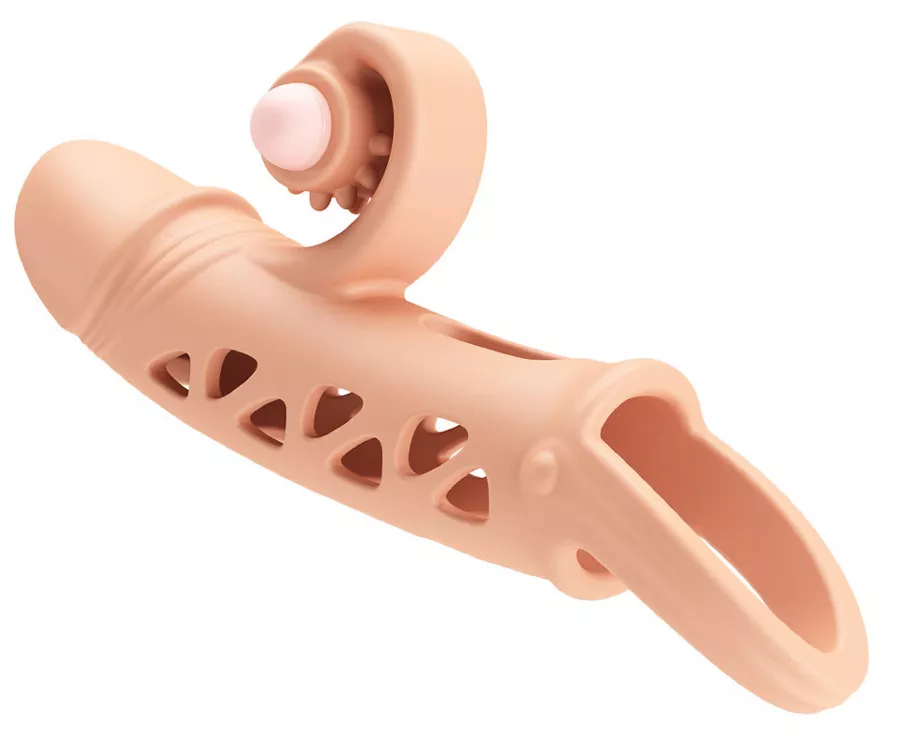 Vibrierende Penismanschette Vibes dick 15 x 4cm