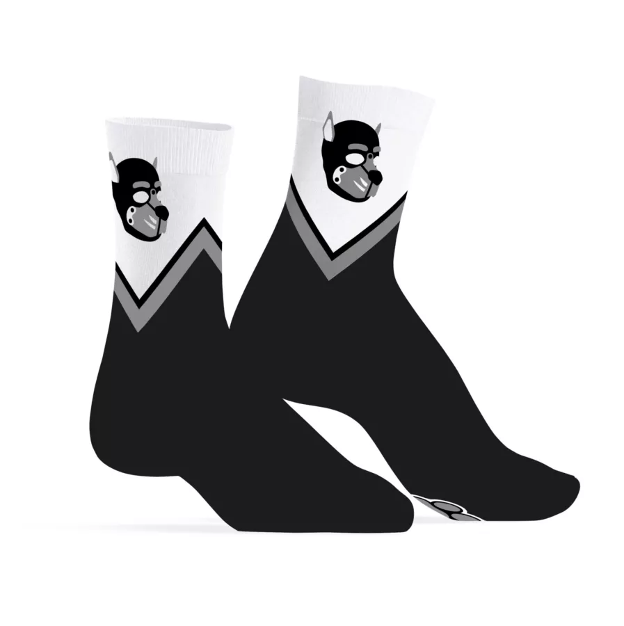 Puppy Hood Socks Grey