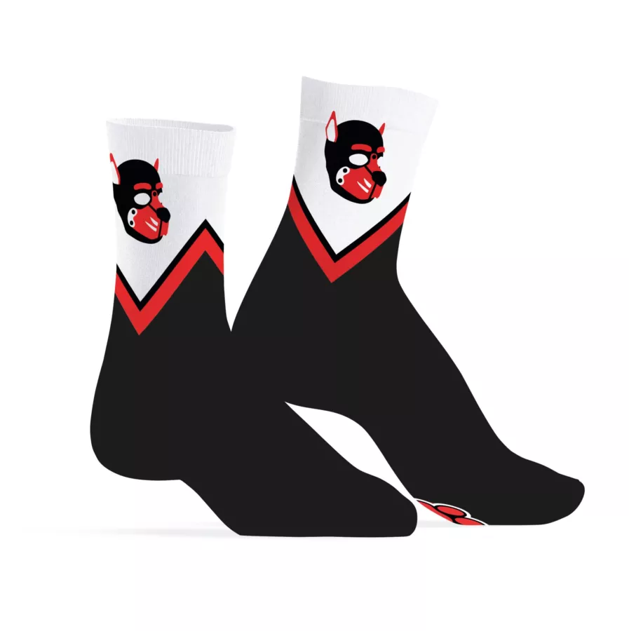 Socken Puppy Hood Rot