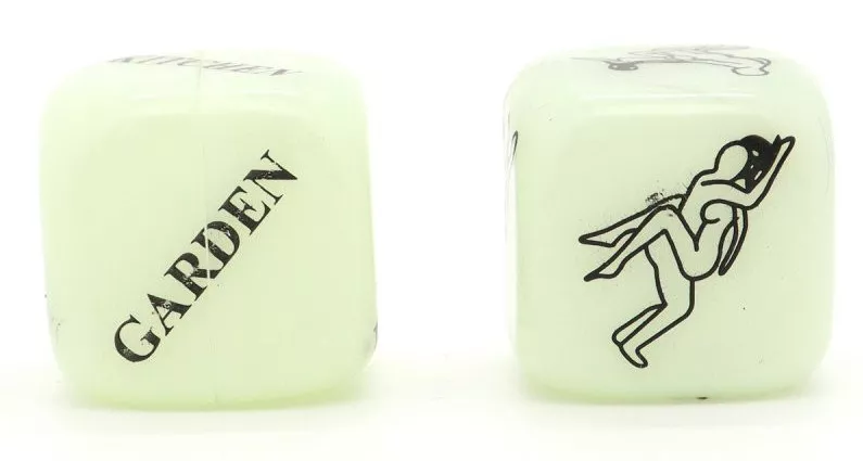 Glow Dark Naughty Dice