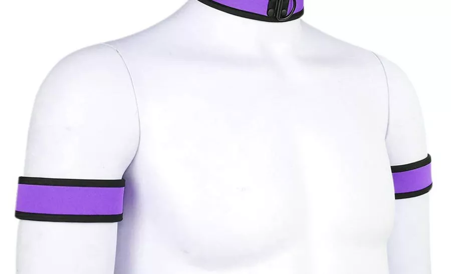 Neoprene-Armschellen Violett