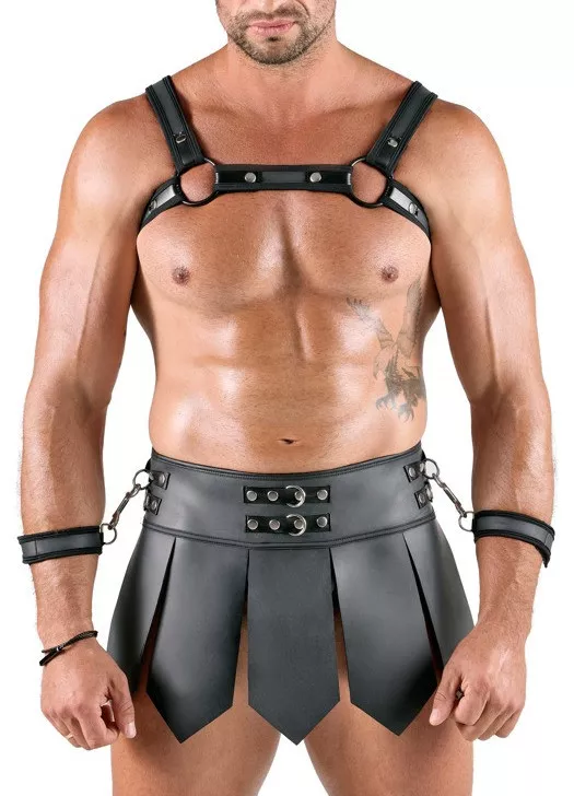 Gladiator-set Spartakus Zwart