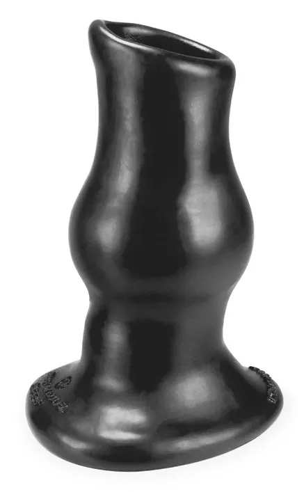 Plug Pig-Hole Deep Large 18 x 9cm Schwarz