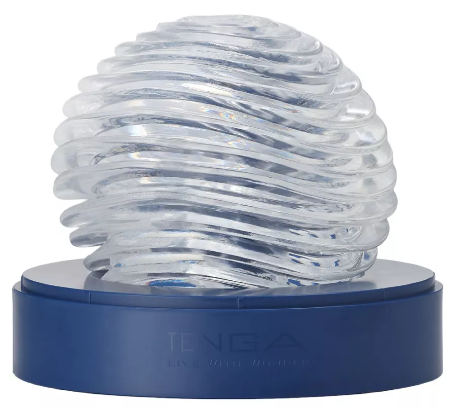 Tenga Geo Transparent Masturbator - Aqua