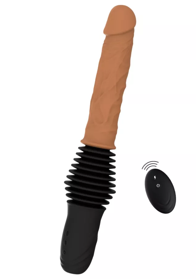Dubbel stootwerkende dildo Thrusting 18 x 4cm