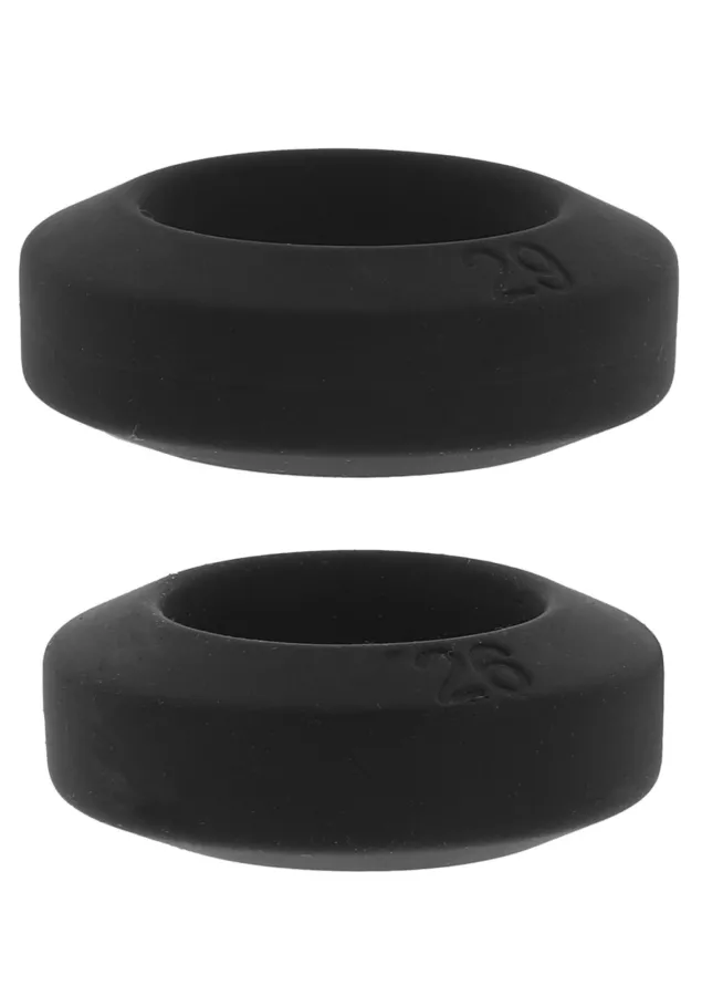 Set van 2 Cockrings Double Stackers 26-29mm