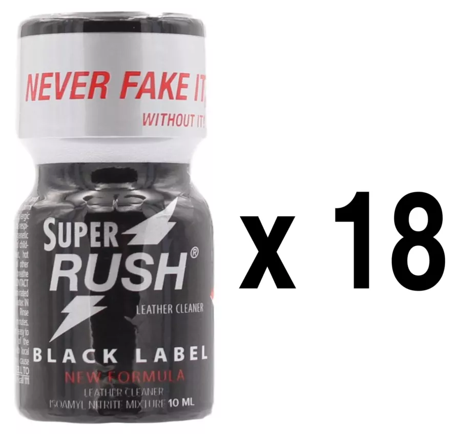 Super Rush Black Label 10ml x18