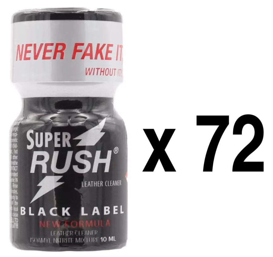 Super Rush Black Label 10ml x72