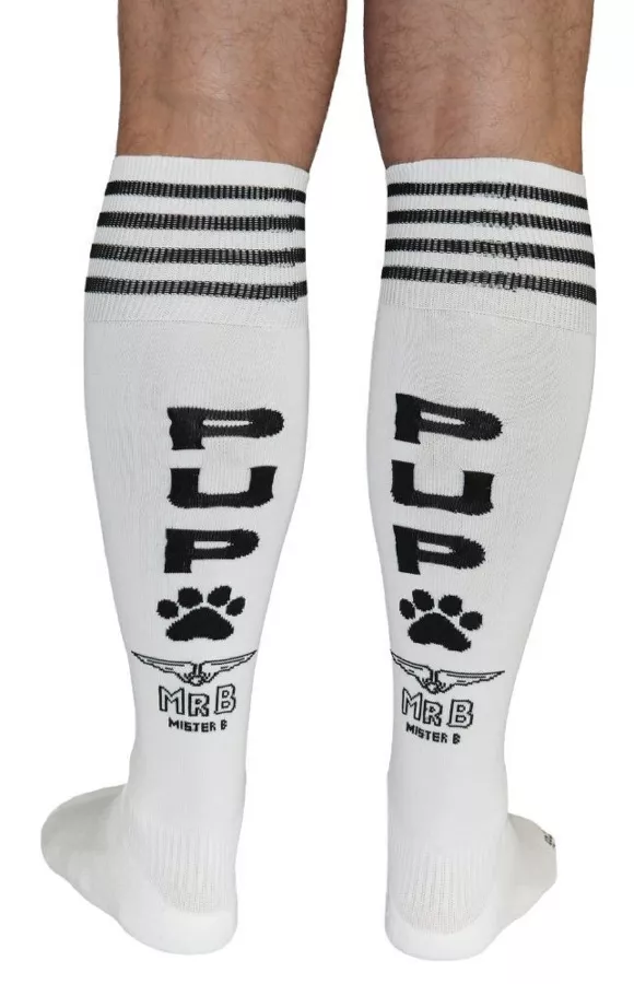 PUP Cruising Socks High White