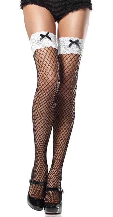 Netzstrumpfhose Heliana - Schwarz
