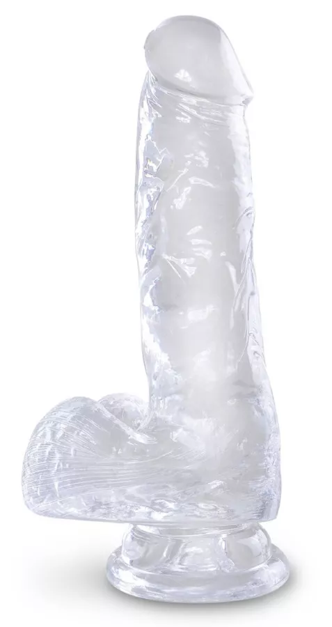 King Cock Transparent Dildo 13.5 x 3.5cm