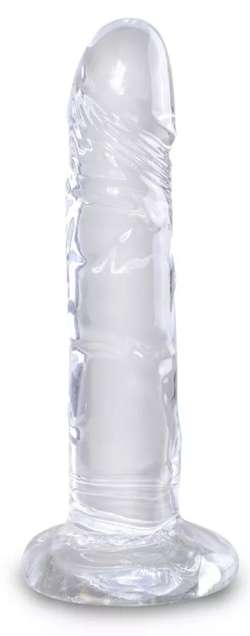 King Cock Transparent Dildo 16 x 3.7cm