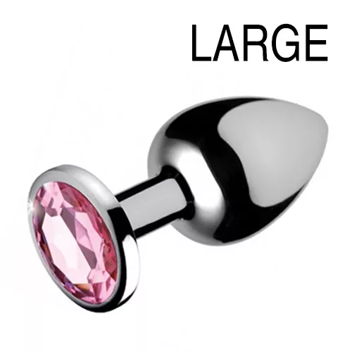 Schmuck-Plug Gem Rosa 8 x 4 cm