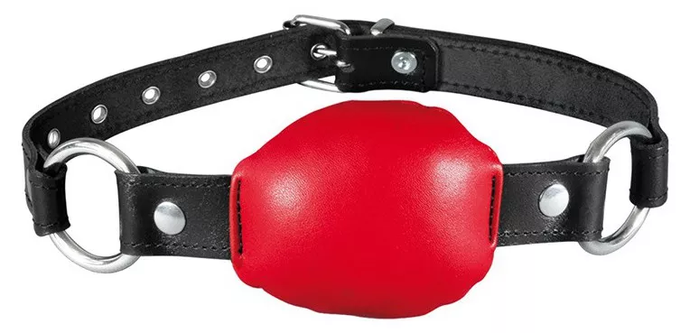 Lederknebel Silence Gag Rot