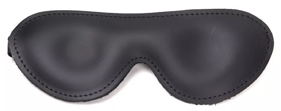 Ledermaske Deluxe Schwarz