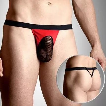 String Herren Mesh Rot