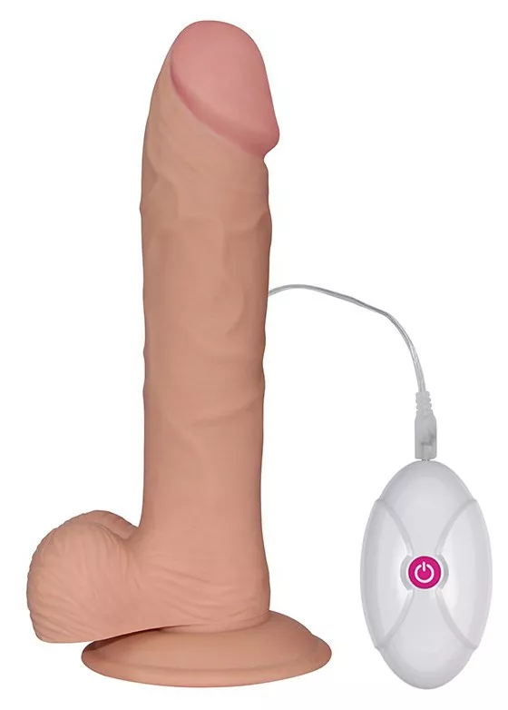 Vibrating Dildo Leo Vibe Soft Dude 18 x 4.5cm