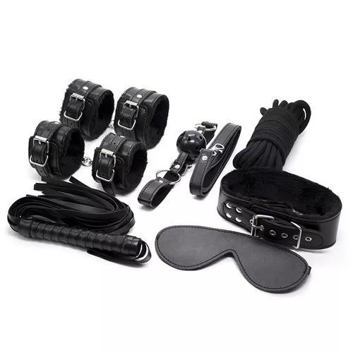 BDSM Set 7-teilig WICKED Schwarz