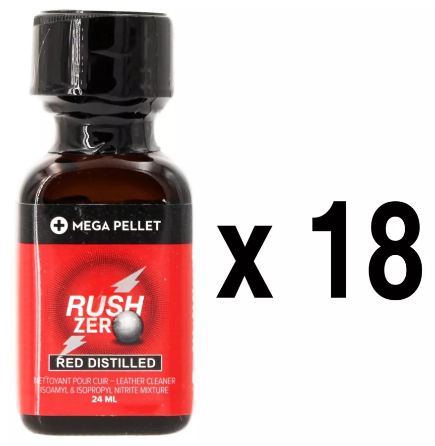 RUSH ZERO Red Distilled 24ml x18