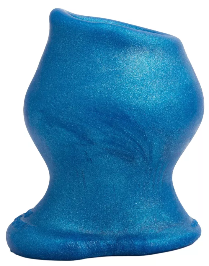 Tunnel plug Pig-Hole Platinum Blauw 14 x 11 cm