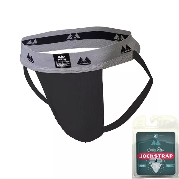 Jockstrap Original Waist 2 Band Zwart