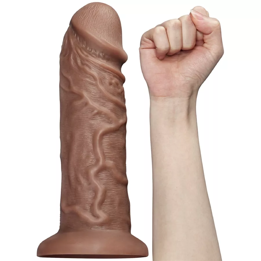 Chubby Dildo 23 x 6.5 cm Brown