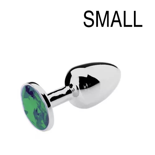 Schmuck-Plug Grün 6 x 2.7 cm