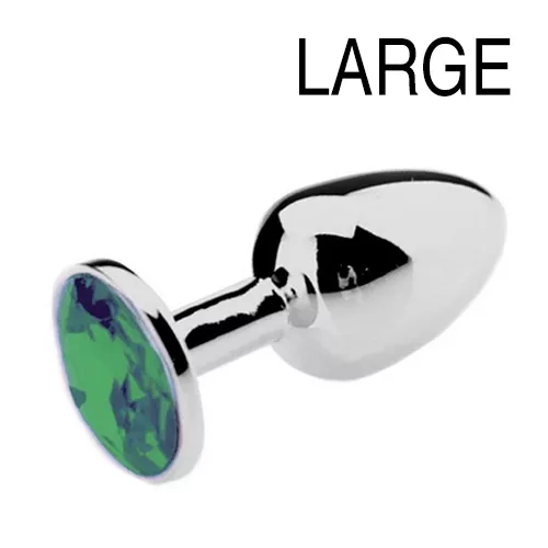 Plug Bijou Grün 8 x 4 cm