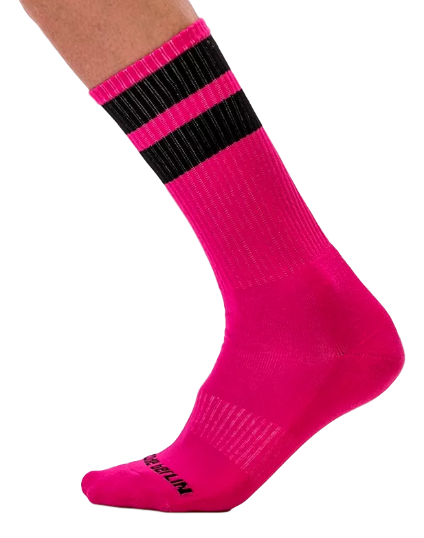 Socken Gym Socks Rosa-Schwarz