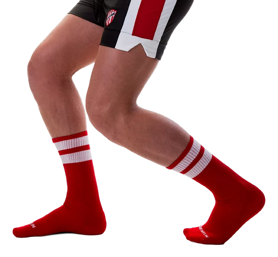 Socken Gym Socks Rot-Weiß