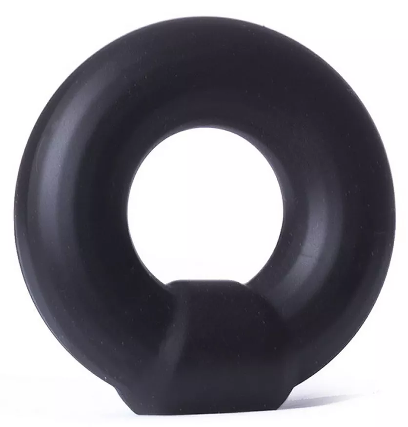 Silikon-Cockring Knob schwarz