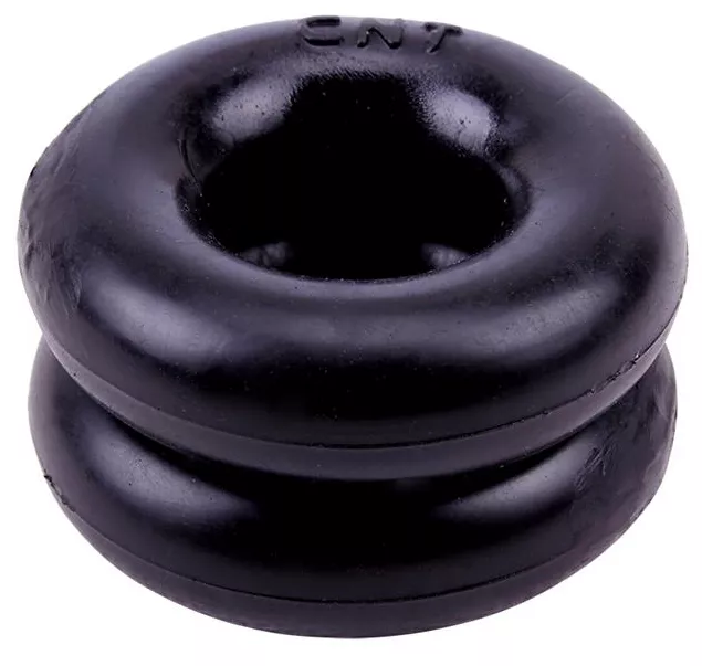 Set aus 2 weichen Cockrings Donut Schwarz