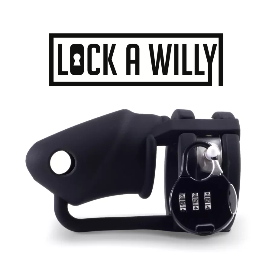 Keuschheitskäfig Lock A Willy 11 x 3cm Schwarz