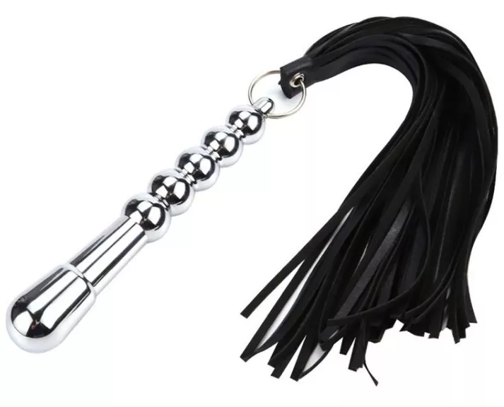 Peitsche Metallgriff Slash 45cm