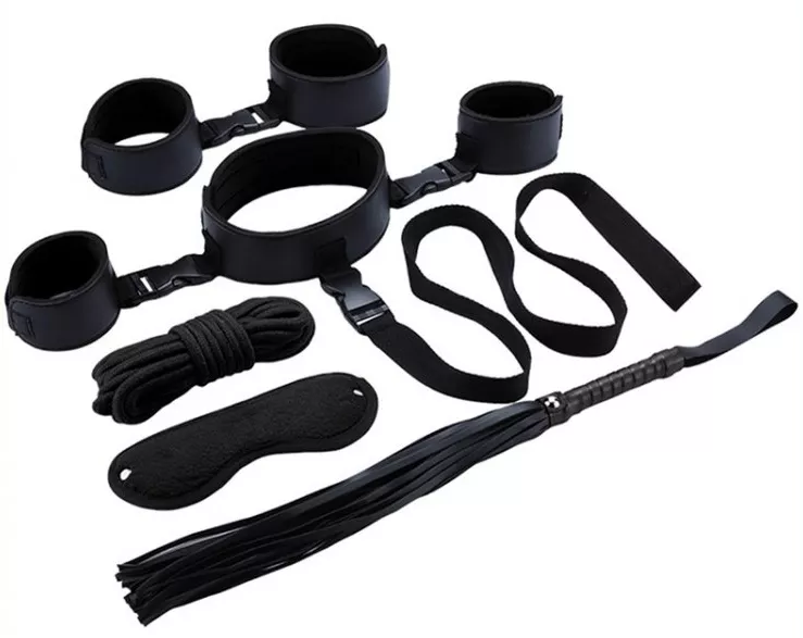 Bondage-Set Neopren 6-teilig