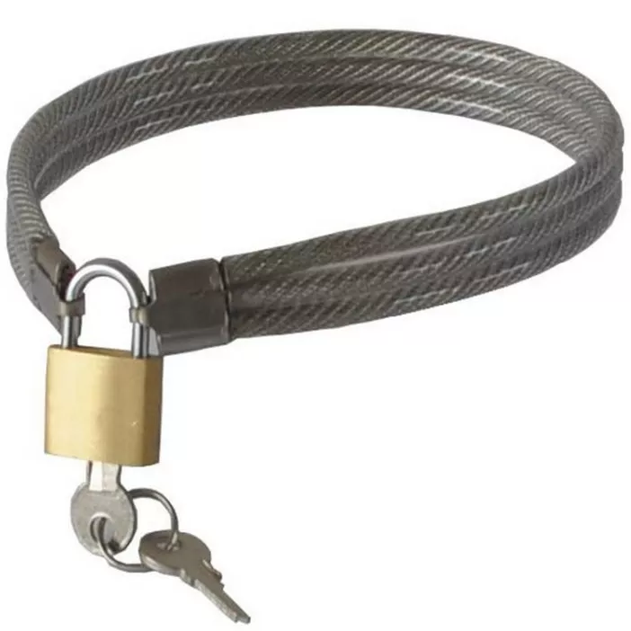 Halskette aus Metall Slave Lock mit Schloss