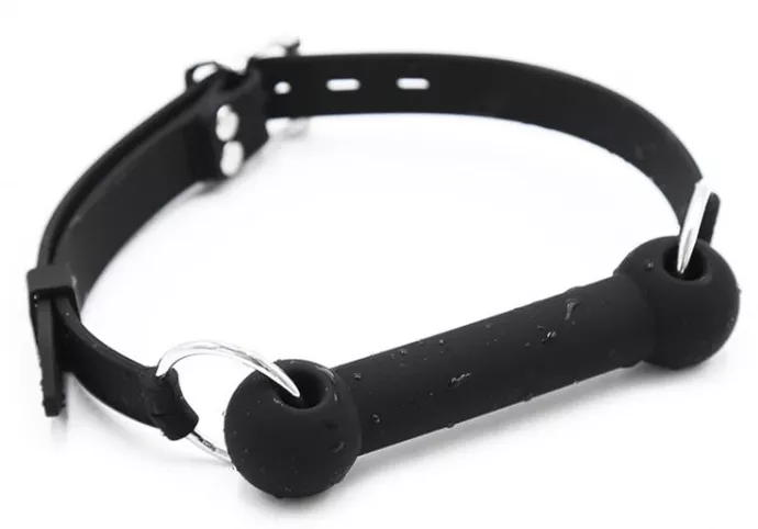 Knochen-Knebel Silikon Skullball 12cm