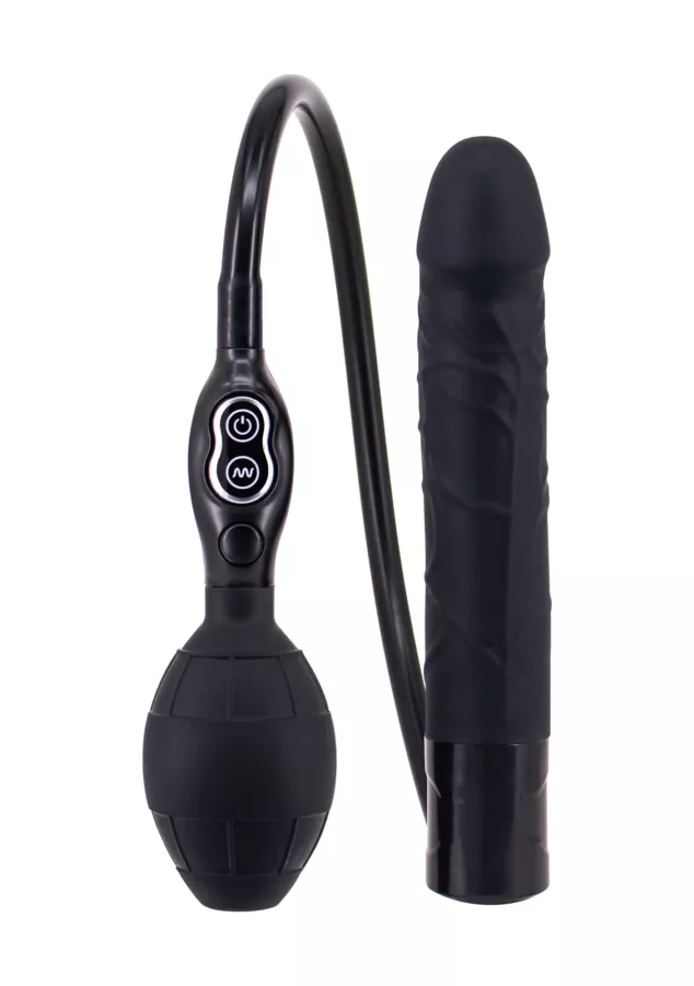 Aufblasbarer vibrierender Dildo Thin Power 15 x 3 cm