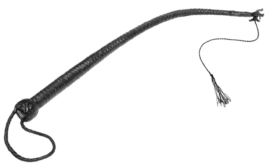 Kunstleder-Peitsche Whipy Griff 60cm
