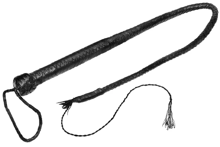 Kunstleder-Peitsche Whipy Griff 90cm