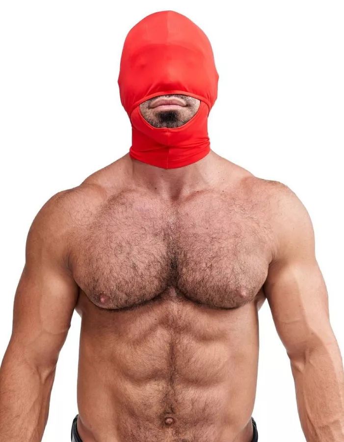 Maske aus Lycra Mister B Rot